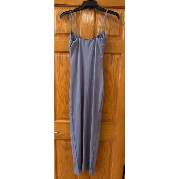 SKIMS FITS EVERYBODY LONG SLIP DRESS | SLATE limited edition color - Picture 3 of 4